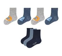 7er Pack camano Soft Bio-Baumwolle Baby-Socken 5500 - denim melange 23-26