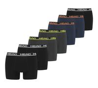 HEAD Herren Boxer Boxershort Unterhose 7er Pack (Phantom / Blue Combo, XL)