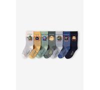 7er-Pack Jungen Socken mit Monster grün Gr. 19/22 von vertbaudet