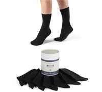 Socken MUSTANG "casual", Herren, Gr. 43-46, schwarz, Baumwollmischung, unifarben, normal, Socken Socken, mit weichen Zehennähten (94129342-43) schwarz