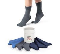 Socken S.OLIVER "7er Pack", Herren, Gr. 39-42, blau (blau mix), 50% Baumwolle, 47% Polyester, 3% sonstige Fasern, uni, Socken Socken (30687954-39) blau mix