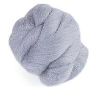 8 Farben, 55 G, Farbiges Nadelfilz-Wollgarn, Nadelfilz-Wollgarn, Filz, Handspinnen, DIY-Bastelmaterialien, Spinnen, Nähen, Trimmen, Handarbeitsmaterial (78-grau)