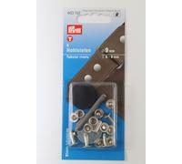 8 Hohlnieten ø 9mm silber