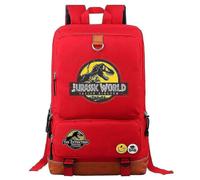 (8)Jurassic World Park Rucksack - Multifunktionaler Rucksack für Reisen, Schule und Laptop - Robuste