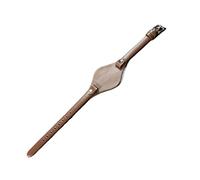 8 mm Damen-Armband aus echtem Leder, passend for Fossil ES2830 ES3565(Coffee-S)