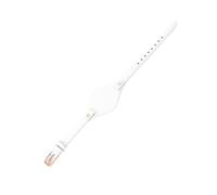 8 mm Damen-Armband aus echtem Leder, passend for Fossil ES2830 ES3565(White-r)