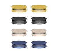 8 Stück Magnetische Hijab Nadeln, Vielseitig Einsetzbar Kein Verhaken Magnetischer Schal Clip Schal-Magnetverschluss Kopftuch-Magnete für Frauen (Mattgelb, Braun, Schwarz, Dunkelblau)