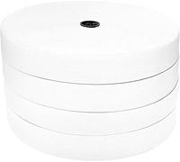 80 Meter Gummiband zum Nähen, in verschiedenen Breiten erhältlich, elastisches Band zum Nähen, breites elastisches Band, Gummi zum Nähen und Basteln, Gummi für Kleidung, (Weiß, 2 x 15 mm)