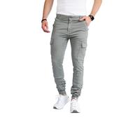8007 Herren Cargohose aus Baumwolle männer Cargohose Chino Hose Freizeithose Slim fit Cargohose Slim fit Chino Hose stylisch Cargohose (as3, Numeric, Numeric_23, Regular, Regular, B-Olive, 29)