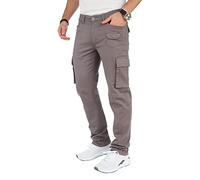 8012 Herren Cargohose aus Baumwolle männer Cargohose Chino Hose Freizeithose Slim fit Cargohose Slim fit Chino Hose stylisch Cargohose (as3, Numeric, Numeric_29, Regular, Regular, A-Grey, 32)