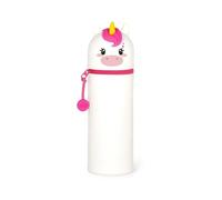 8052694010010 Legami Legami 2-in-1 Federmäppchen aus Silikon - Kawaii - Einhorn Rosa
