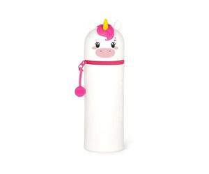 8052694010010 Legami Legami 2-in-1 Federmäppchen aus Silikon - Kawaii - Einhorn Rosa