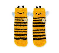 Legami Unisex Kinder Calze Antiscivolo rutschfeste Socken, BEE, 26-34