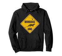 808 Mongoose Crossing Lustiges Hawaii-Verkehrsschild im lokalen Stil Pullover Hoodie