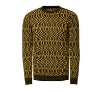80er-Design Feinstrick Rundhals-Pullover L