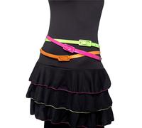 80er Jahre Neon Gürtel 3er-Set | OS - Bunt | Wir machen Party.de |