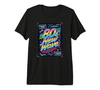 80er Jahre New Wave Music World Premium T-Shirt