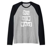 80er Jahre New Wave Raglan
