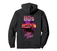 80er Supersport Synthwave Motorrad Retro Sportbike Fahrer Pullover Hoodie
