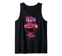 80er Supersport Synthwave Motorrad Retro Sportbike Fahrer Tank Top