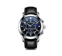 (8169 Blaues Leder) Herren-Armbanduhren, Sport-Chronograph, Quarzuhren, Marken-Luxusuhren, Vollstahl,