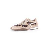 Gabor Sneaker Low Materialmix Leder/Lederimitat Damen Beige Größe 40