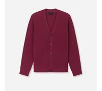OLYMP SIGNATURE Soft Business Regular Fit Rollkragenpullover dunkelrot, Strukturiert