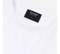 OLYMP T-Shirt Signature Herren Regular Fit Kurzarm Baumwoll-Jersey weiß XL
