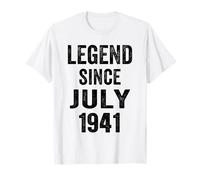 85 Geburtstagsdekorationen Männer 85 Jahre Juli 1941 85. Geburtstag T-Shirt