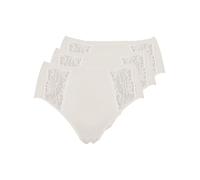 863-023 Pompadour "Nostalgie" Maxislip Damenunterwäsche Micromodal/Elasthan Gr 38-50 im 3er Pack (44, 2 champagner)