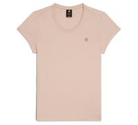 V-Shirt G-STAR "Eyben", Damen, Gr. M (38), beige (dk brick), Jersey, Obermaterial: 100% Baumwolle, unifarben, slim fit, V-Ausschnitt, Kurzarm, Shirts (18724409-M) dk brick