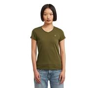 V-Shirt G-STAR "Eyben", Damen, Gr. S (36), grün (schwarz olive), Jersey, Obermaterial: 100% Baumwolle, unifarben, slim fit, V-Ausschnitt, Kurzarm, Shirts (22631906-S) schwarz olive