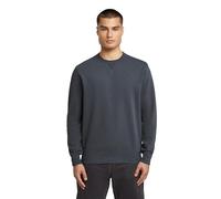 Sweatshirt G-STAR "Nifous", Herren, Gr. XL, grau (india ink), Sweatware, Obermaterial: 58% Baumwolle, 42% Polyester, unifarben, casual, regular fit, Rundhals, Langarm angesetztes Bündchen, Sweatshirts