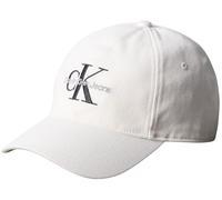 Calvin Klein Herren Monologo Embroidery Baseball Cap Lv04g5004g Verschluss, White (Bright White), Einheitsgröße