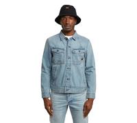 Jeansjacke G-STAR "A-Line Slim Denim Jacke", Damen, Gr. XL, sun faded pacific blau, Obermaterial: 30% Baumwolle, 20% Baumwolle, Jacken Jeansjacke (13913705-XL) sun faded pacific blau
