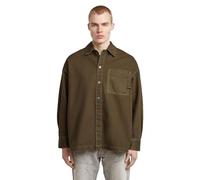 Langarmshirt G-STAR "Boxy Fit Overshirt", Damen, Gr. L, wren gd, Obermaterial: 25% Baumwolle, Shirts Langarmshirt (56135330-L) wren gd