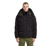 Parka G-STAR "Clean Vodan Padded Hooded", Herren, Gr. M, dk schwarz, Web, Obermaterial: 54% Elastomultiester, 46% Polyester, unifarben, regular fit Po-bedeckend, Jacken, mit Kapuze, Regular Fit (61371