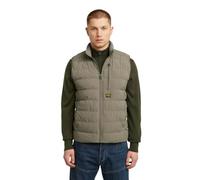 G-Star Raw Steppweste mit Label-Patch Modell 'Foundation' in Khaki, Größe S