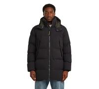 Parka G-STAR "G-Whistler Padded Hooded 2.0", Herren, Gr. XXL, dk schwarz, Web, Obermaterial: 100% Polyester, regular fit hüftbedeckend, hoch geschlossener Ausschnitt, elastischer Bund, Jacken, mit Ste