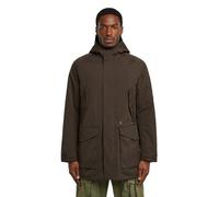 Parka G-STAR "Multipocket Padded Parka", Damen, Gr. M, deep braun, Obermaterial: 57% Polyester, 43% Polyester, Jacken Parka (67489132-M) deep braun