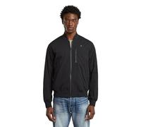 Bomberjacke G-STAR "Tech Bomber", Herren, Gr. XL, schwarz (dk schwarz), Twill, Obermaterial: 65% Baumwolle, 31% Polyamid, 4% Elasthan, casual, regular fit, Langarm Rippbündchen, Jacken, mit Steppfutte