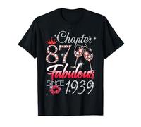 87th Birthday Queen Chapter 87 Fabulous Since 1939 Women T-Shirt