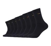 Camano Herren 5941 Sport Socks 8 Paar Sportsocken, Schwarz (Black 05), (Herstellergröße: 39/42) (8er Pack)