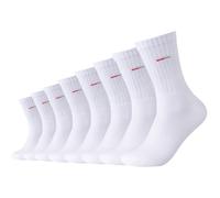 8er Pack camano Red Classic Baumwolle Tennissocken 1000 - white 43-46