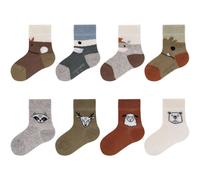 8er Pack camano Soft Bio-Baumwolle Baby-Socken 7708 - overland trek 19-22