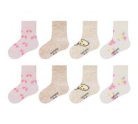 8er Pack camano Soft Originals Bio-Baumwolle Baby-Socken 1201 - offwhite 19-22