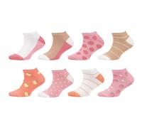 8er Pack camano Soft Originals Bio-Baumwolle Sneakersocken Kinder 8177 - cuban sand 31-34