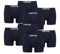 8er Pack Herren Levis Solid Basic Boxer Brief Boxershorts Unterwäsche Pants, Farbe:321 - Navy, Bekleidungsgröße:M