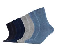 s.Oliver RED LABEL Socken mit elastischem Rippenbündchen im 6er-Pack in Blau, Größe 43/46