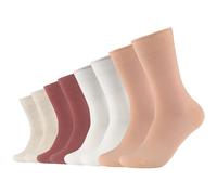s.Oliver Unisex Socken Herren und Damen Formbeständig und langlebig Baumwolle weicher Bund 8er Pack 35/38 pink sand